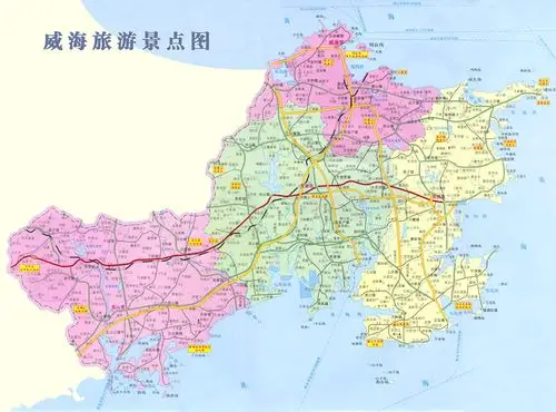 威海地图全图