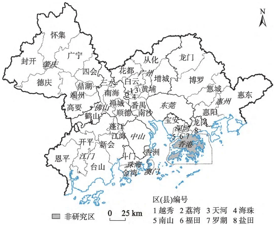珠三角地图