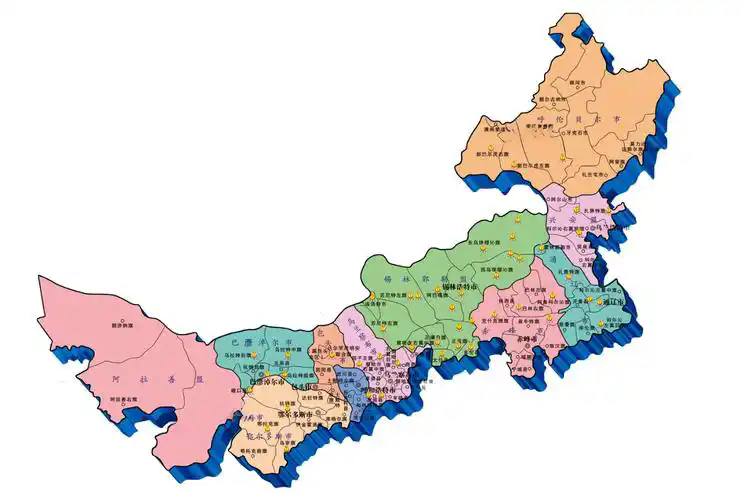 内蒙古地图全图可放大