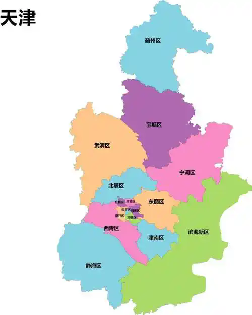 天津地图高清版大图