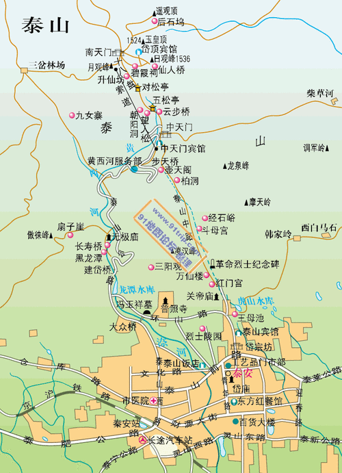 泰山地图