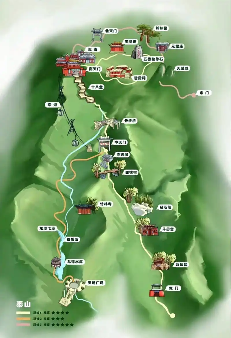 泰山地图