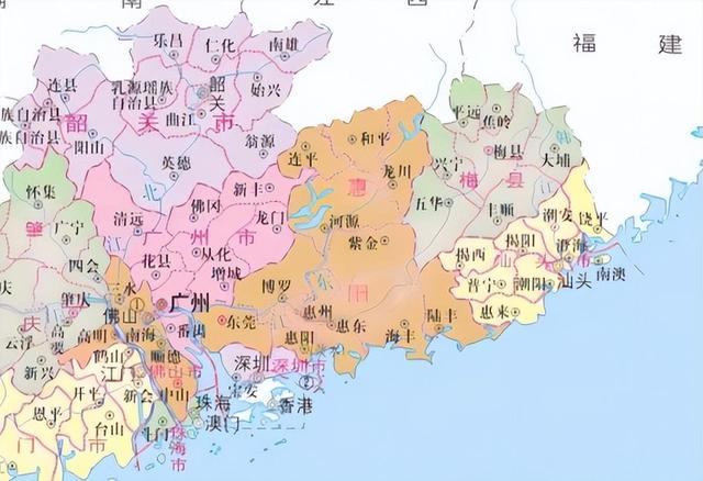 珠三角地图