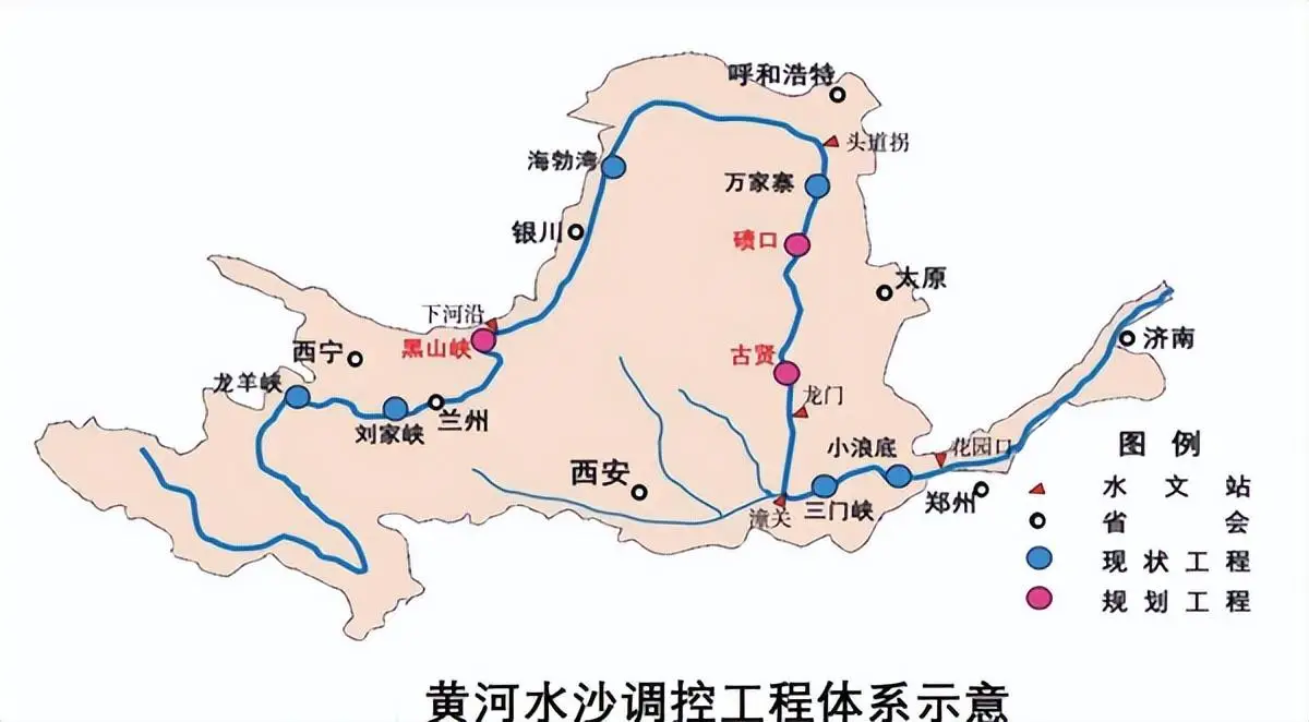 黄河流域地图