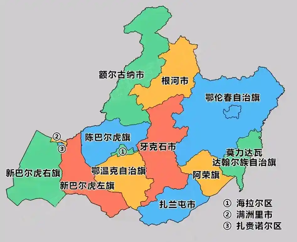 呼伦贝尔市地图