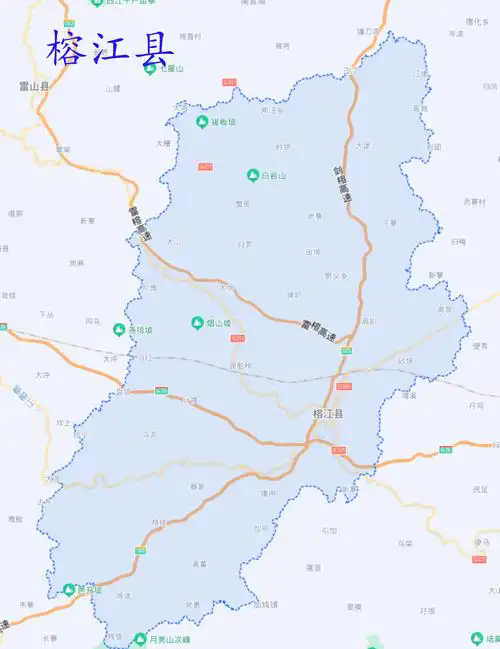贵州榕江地图