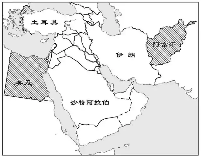 西亚地图