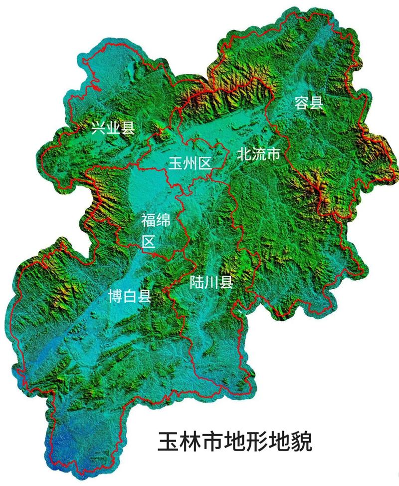 玉林地图