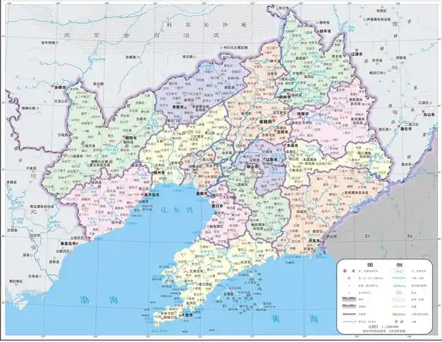 辽宁省地图全图放大