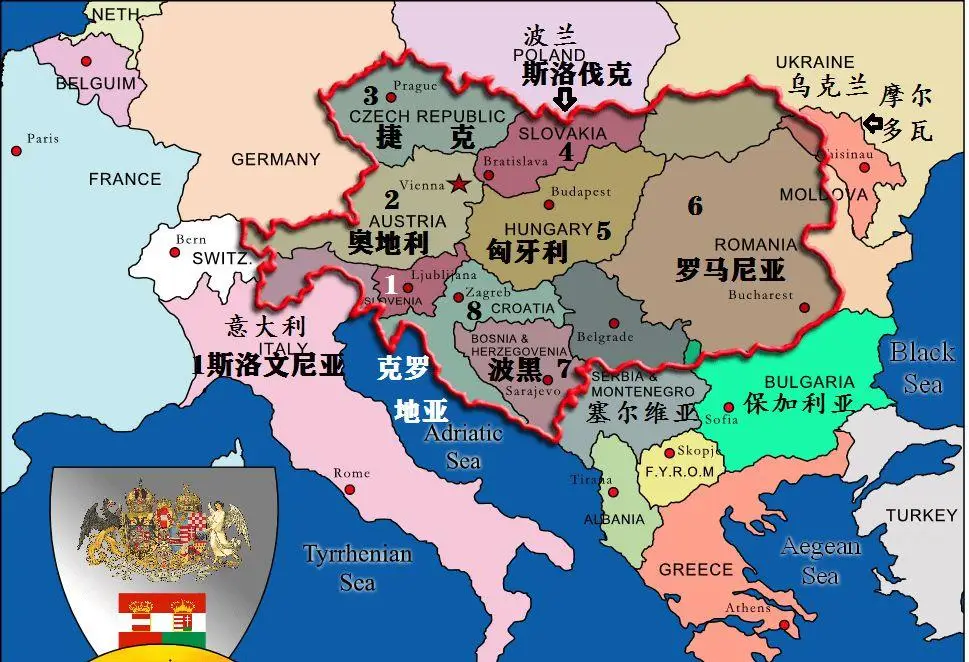 匈牙利地图