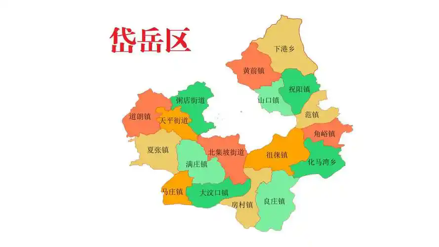 岱岳区地图