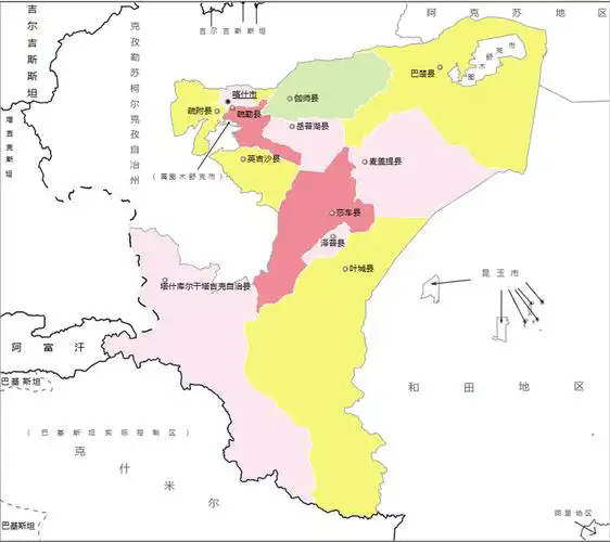 叶城县地图