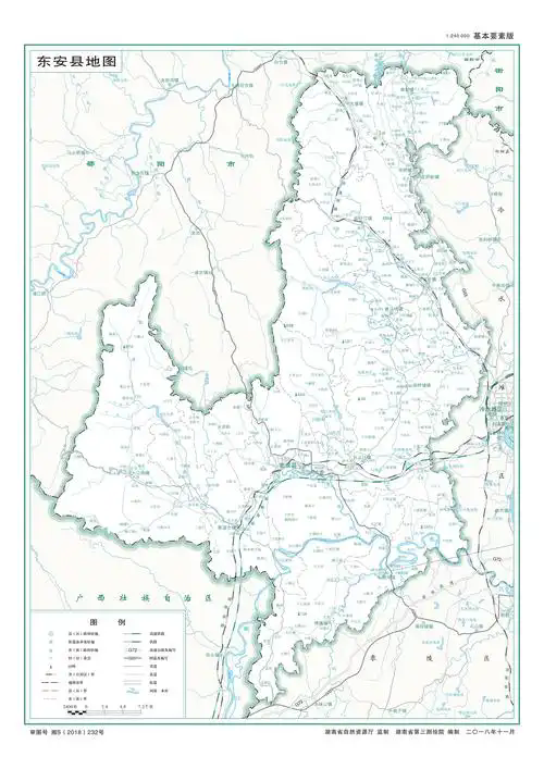 东安县地图