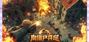 向僵尸开炮冒险游戏