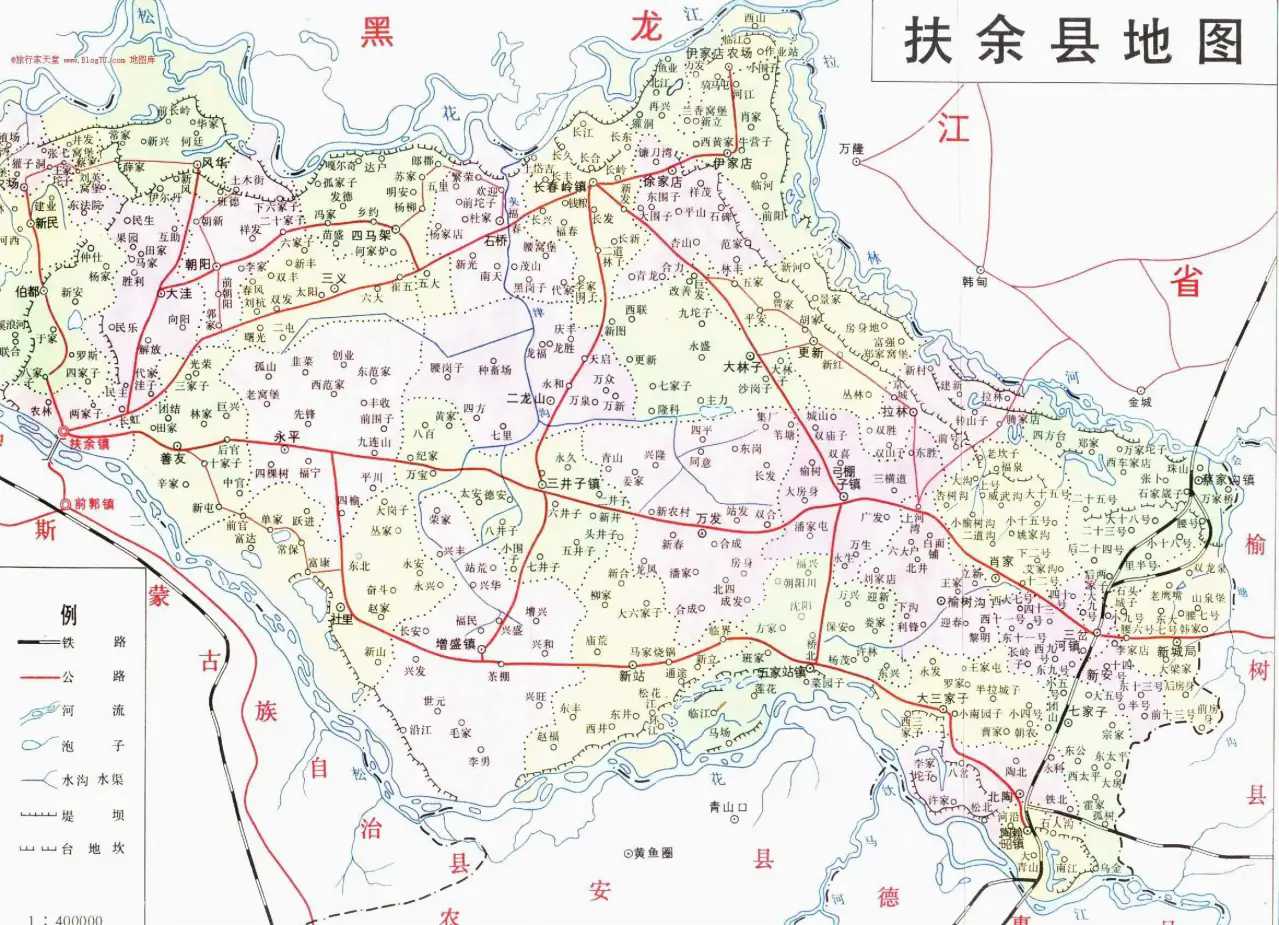 扶余地图