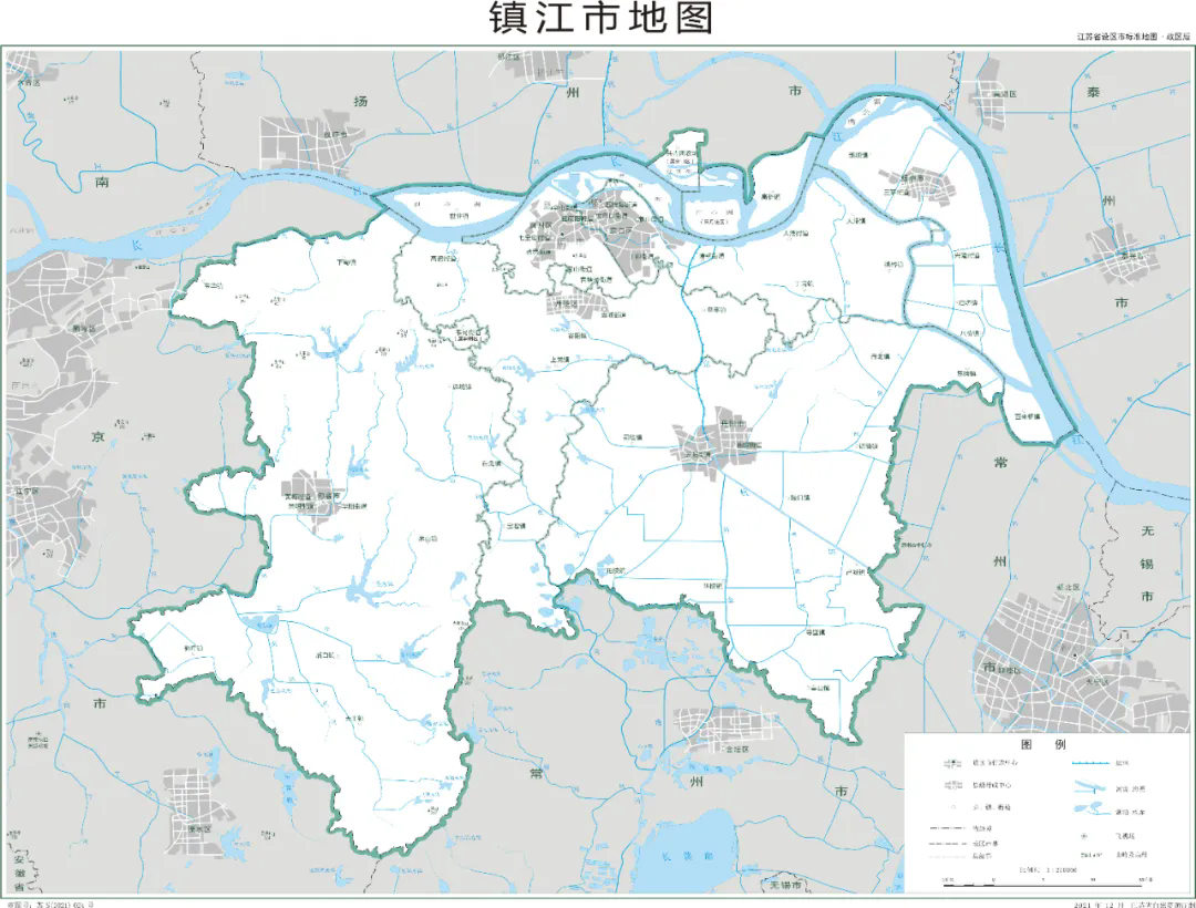 江苏13市地图