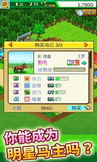 赛马牧场物语折相思