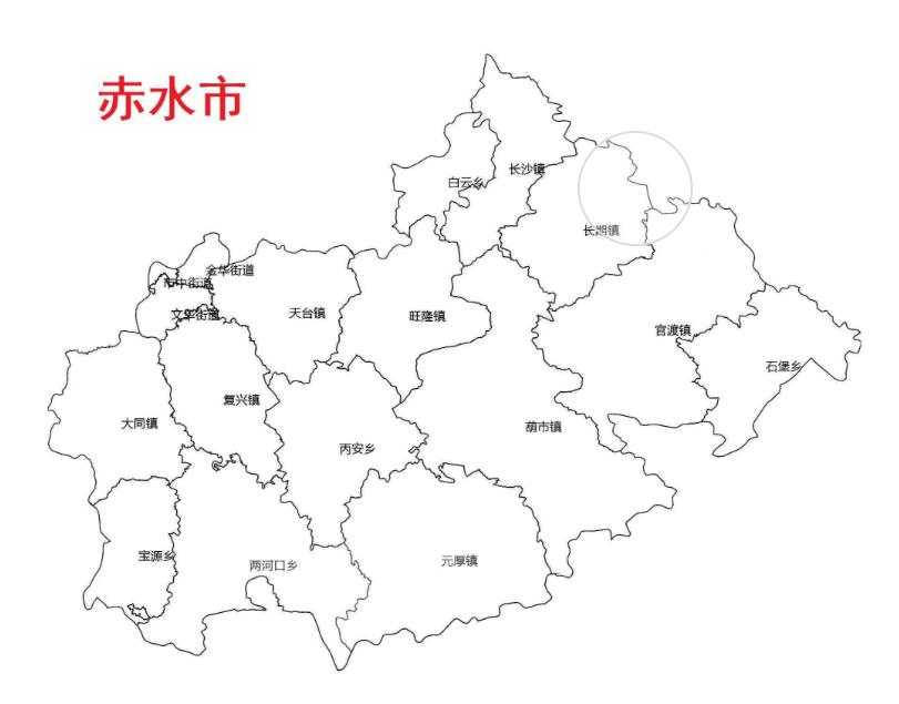 贵州赤水地图