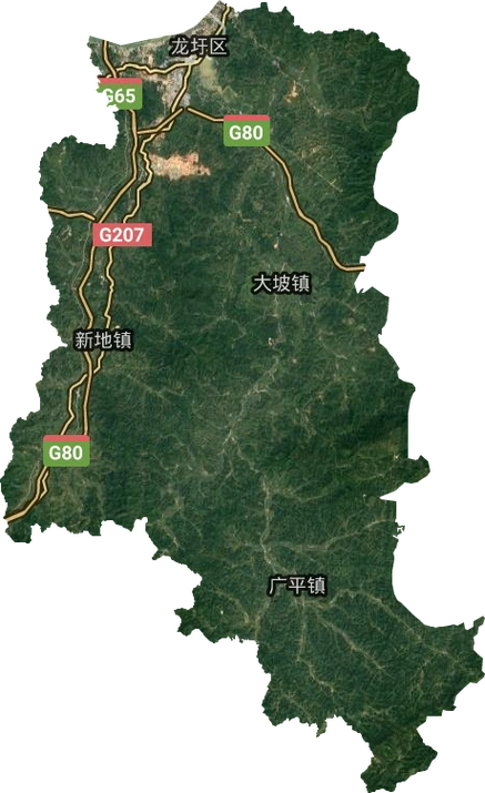 龙圩区地图
