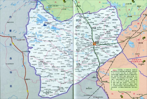 吉林省通榆县地图
