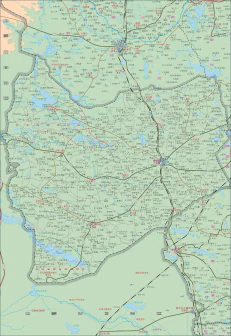 吉林省通榆县地图