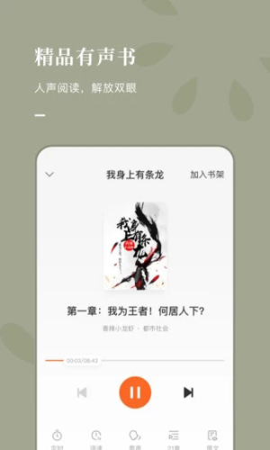 红果小说免费听