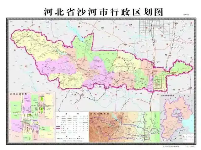 沙河市区地图