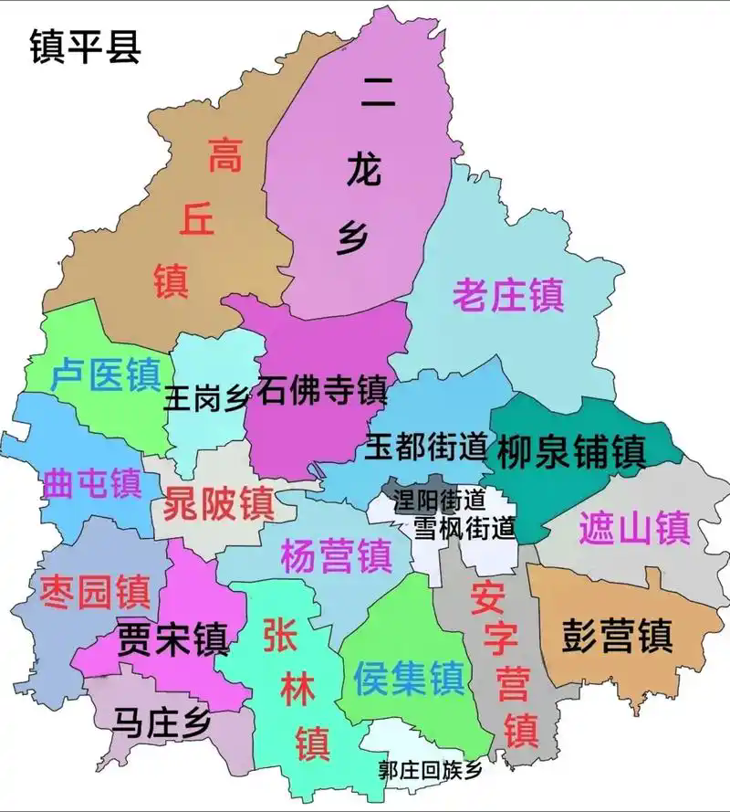 南阳市镇平县地图