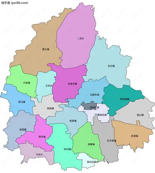 南阳市镇平县地图