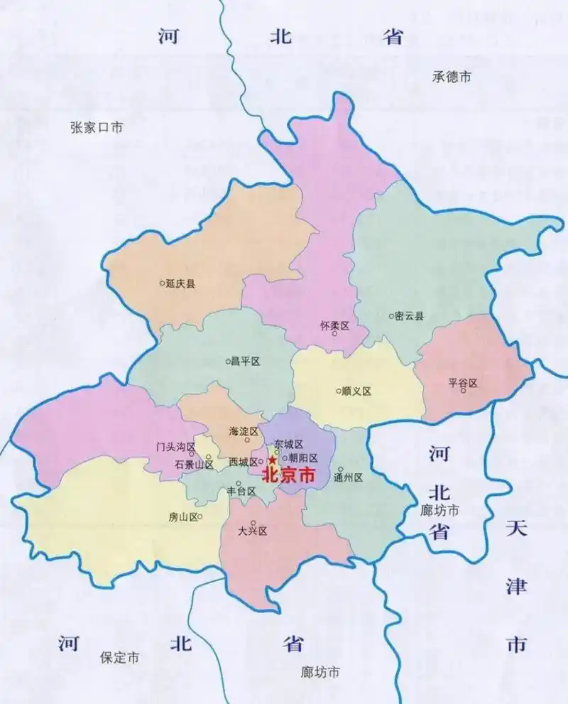 北京地图高清版大图片