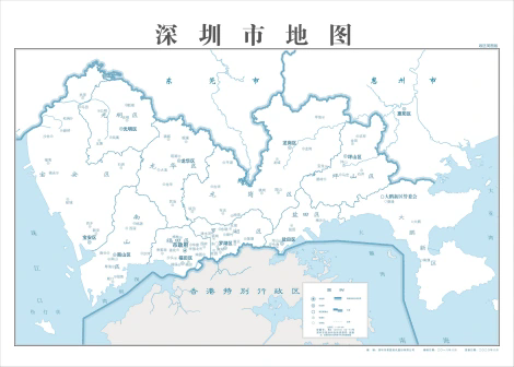 广东省深圳地图