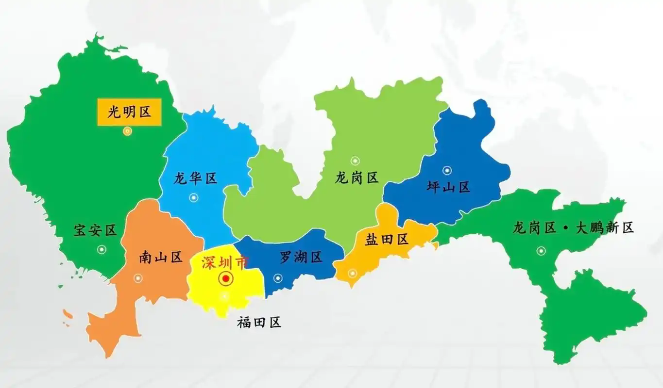 广东省深圳地图