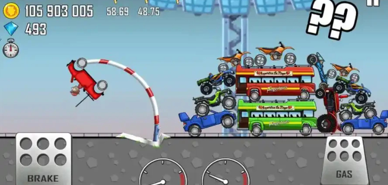 登山赛车趣味游戏