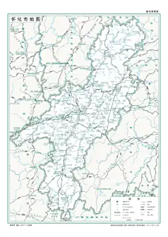 怀化城区地图