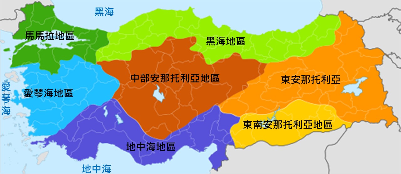 土耳其地图高清中文版