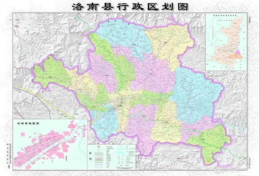陕西洛南地图