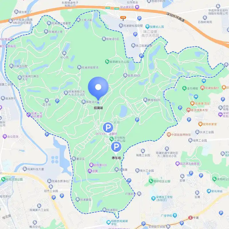 深圳观澜地图