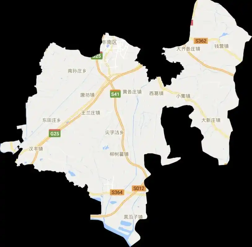 丰南地图全图
