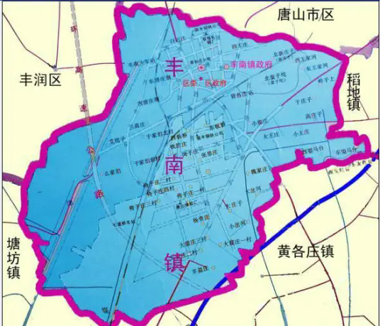 丰南地图全图