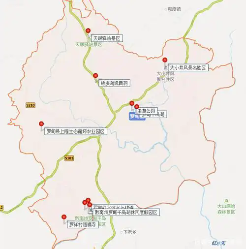 贵州罗甸地图