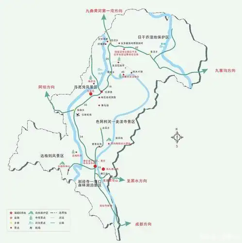 红原地图