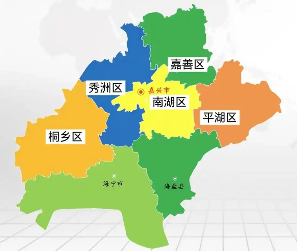 嘉兴市区地图全图