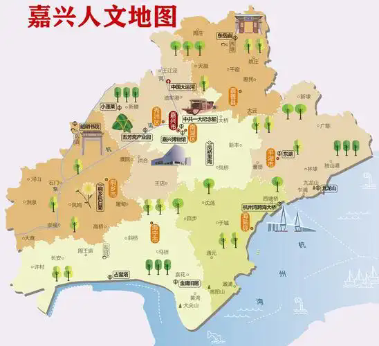 嘉兴市区地图全图