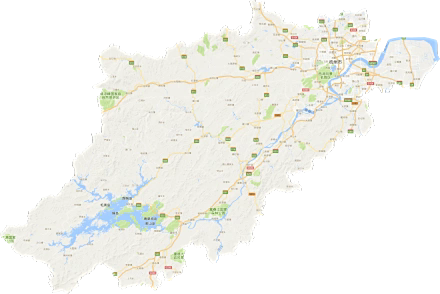 中国杭州地图