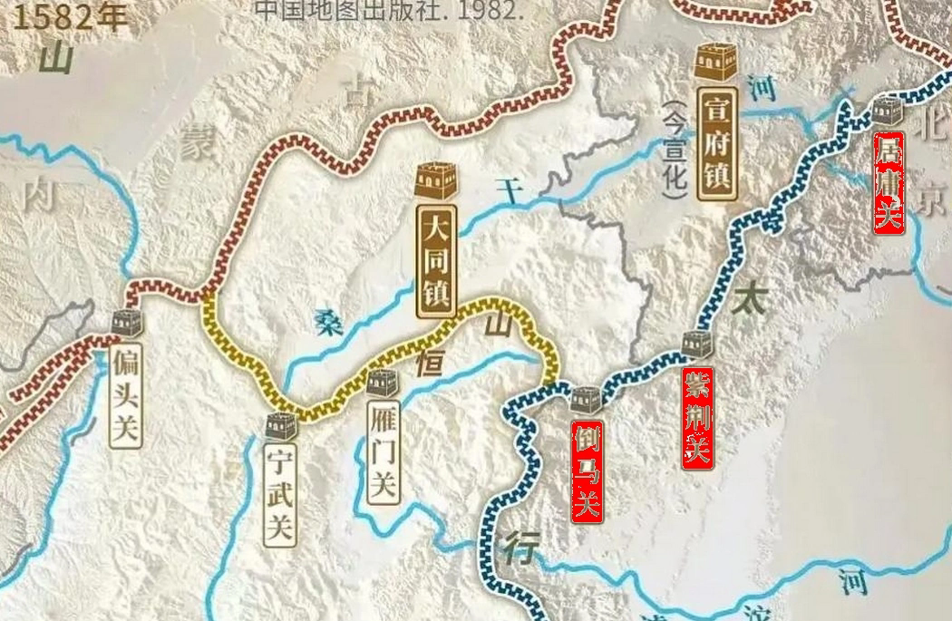 居庸关地图