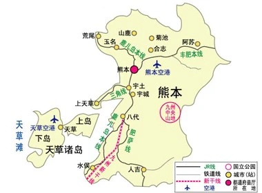 熊本县地图