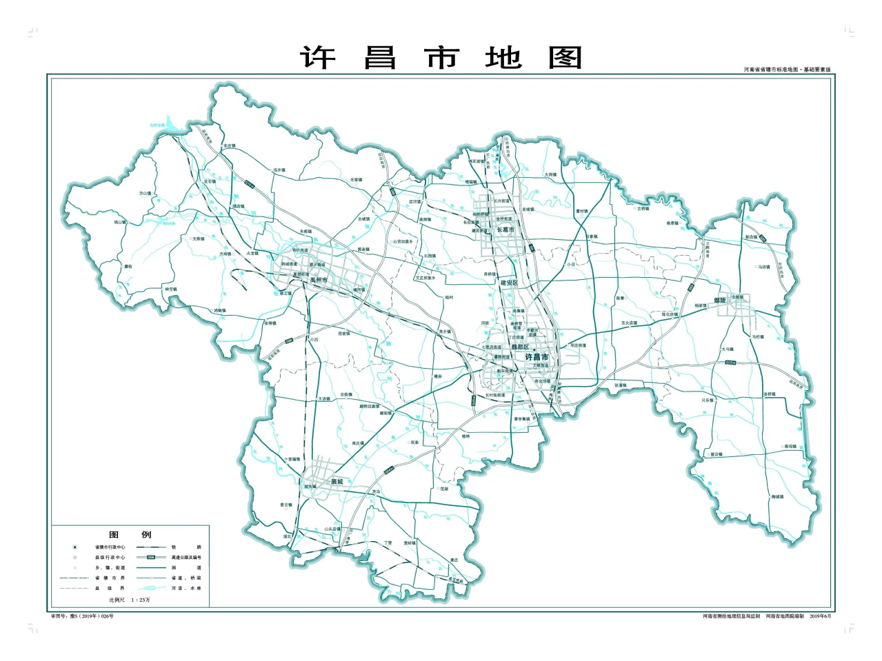 许昌地图全图