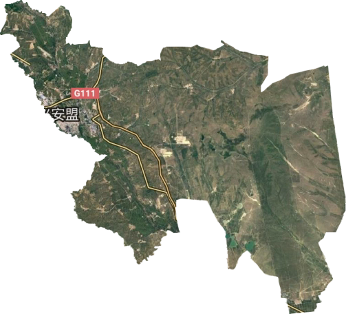 乌兰浩特市地图高清版
