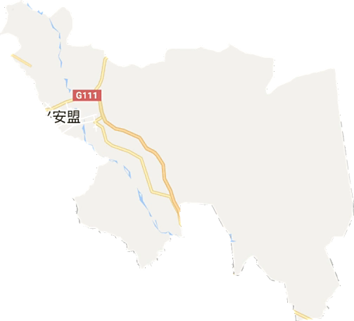 乌兰浩特市地图高清版