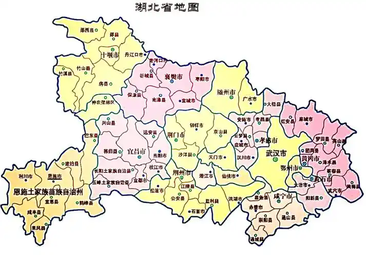 湖北省地图全图